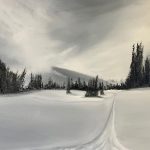 Winter Solitude snow landscape oil painting by Kevin Wolff
